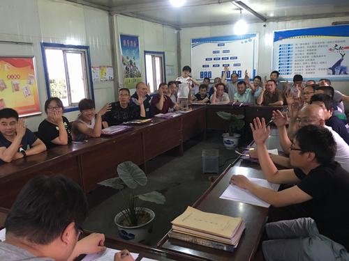 陜煤建設(shè)洗選煤分公司檸條塔運營項目部：安全伴安康 搶答我在行