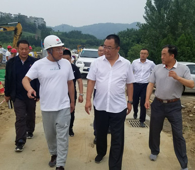 啟迪清潔能源集團高級副總裁、瑞行集團總裁雷萬寧一行蒞臨陜煤建設咸陽分公司安裝項目部施工現(xiàn)場視察指導工作