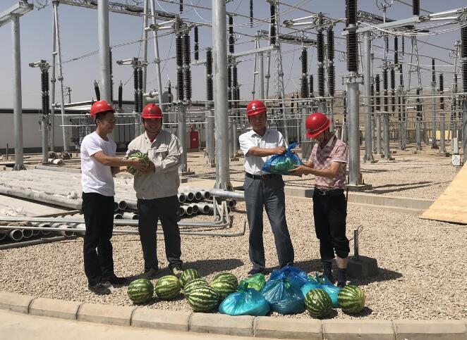 中亞公司深入一線開展“送清涼”活動