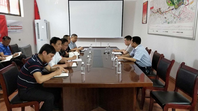 寧興剛、贠公法蒞臨210國道完善工程川耀PPP項(xiàng)目檢查指導(dǎo)工作