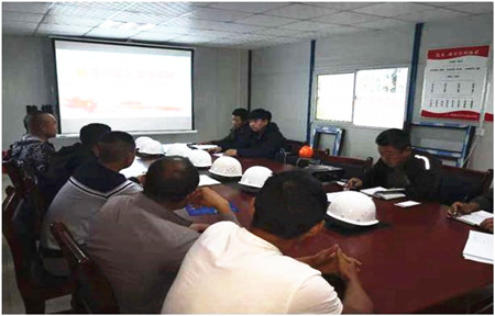 陜煤建設漢中分公司春風化雨 營造“百日安全”活動氛圍