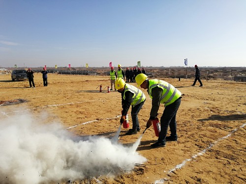 陜煤建設(shè)銅煤公司各項目部開展消防應(yīng)急救援演練提升安全管控意識