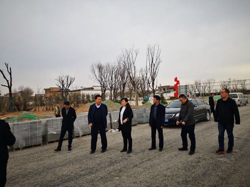 大荔縣副縣長劉丁一行深入G242大荔縣城過境段公路建設項目調研指導工作