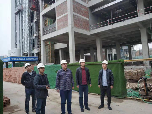 西安航天管委會領(lǐng)導(dǎo)蒞臨陜煤建設(shè)天工公司十五部檢查指導(dǎo)工作