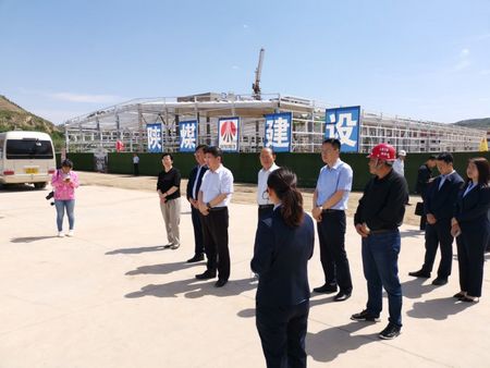 榆林市委常委、組織部部長張啟東一行蒞臨陜煤建設(shè)天工公司承建的清澗紅棗深加工項目調(diào)研指導工作