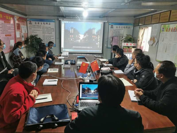 陜煤建設澄合分公司一線宣講強化黨風廉政建設