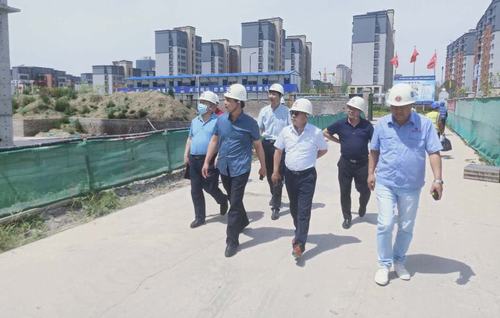 集團(tuán)領(lǐng)導(dǎo)王寧蒞臨大秦山水逸境項目檢查指導(dǎo)工作
