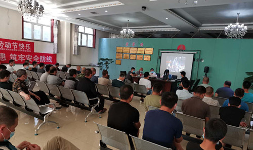 陜煤建設機電安裝公司檸條塔項目部：助力生產(chǎn)，安全護航