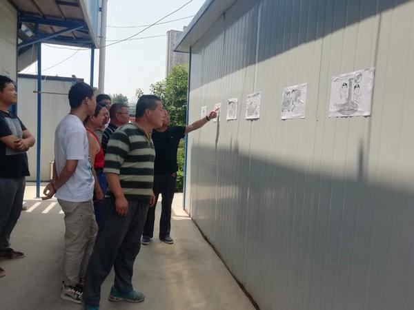 陜煤建設(shè)渭南分公司土建五部漫畫說(shuō)廉潔 敲響警示鐘