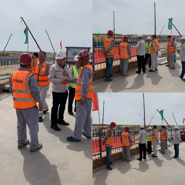 西北電力設(shè)計院有限公司董事長、黨委書記胡明深入陜煤建設(shè)天工公司施工現(xiàn)場慰問指導(dǎo)工作