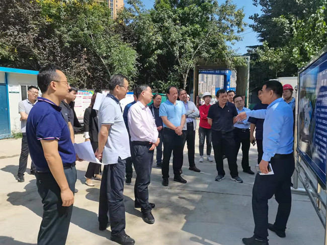 咸陽市人大常委會副主任王滿院蒞臨陜煤建設(shè)咸陽城市停車場BOT項(xiàng)目調(diào)研工作