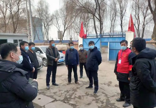 彬州市委常委、統(tǒng)戰(zhàn)部部長郭嘉楠一行蒞臨陜煤建設(shè)路橋分公司彬長項(xiàng)目部檢查指導(dǎo)疫情防控工作