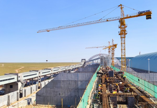 陜煤建設(shè)洗選煤運(yùn)營(yíng)公司第七項(xiàng)目部：中秋不停工，現(xiàn)場(chǎng)戰(zhàn)正酣