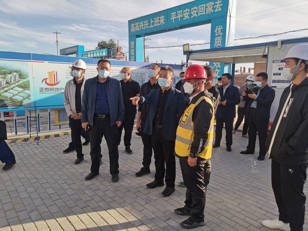 鄂托克旗旗委副書記、政府旗長(zhǎng)王國(guó)泉一行蒞臨陜煤建設(shè)內(nèi)蒙古分公司第二項(xiàng)目部檢查指導(dǎo)工作