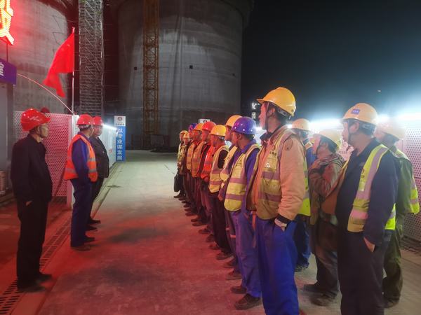 陜煤建設(shè)天工公司彬長660MWCFB示范電廠工程項(xiàng)目部：凝心聚力拼百日，齊抓共管保安全