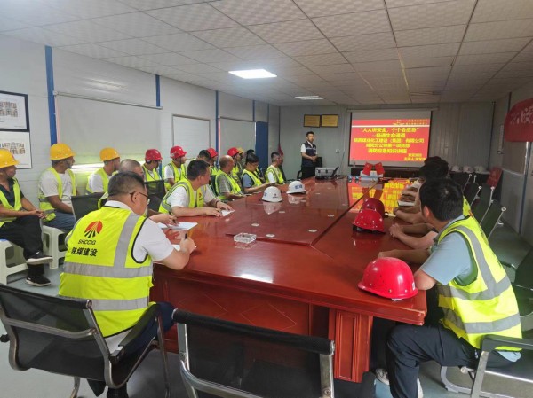 陜煤建設(shè)咸陽分公司第一項目部：以“演”助防，筑牢安全第一防線