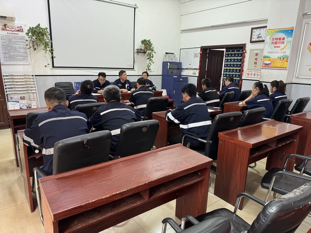 陜煤建設(shè)洗選煤運營公司澄合山陽運營項目部：節(jié)前亮劍行動，安全防線再加固