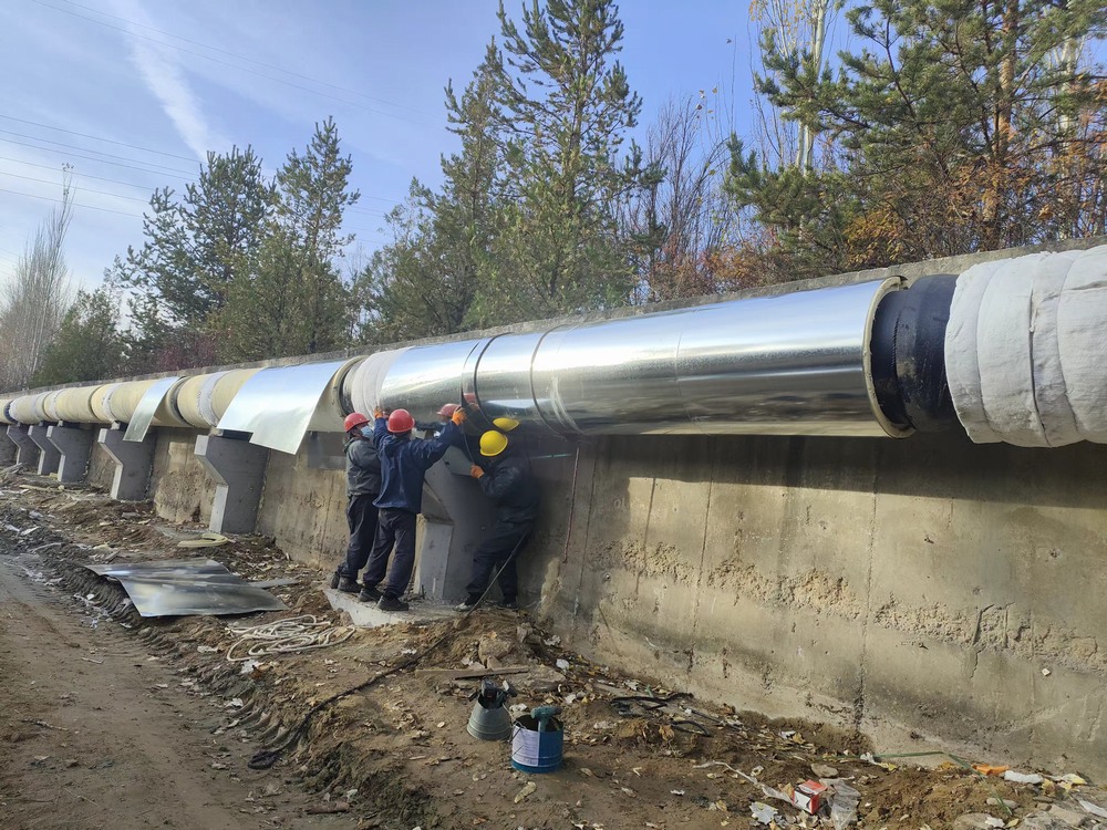 陜煤建設路橋分公司神木中水綜合利用項目多力合圍，鑄就項目建設好口碑