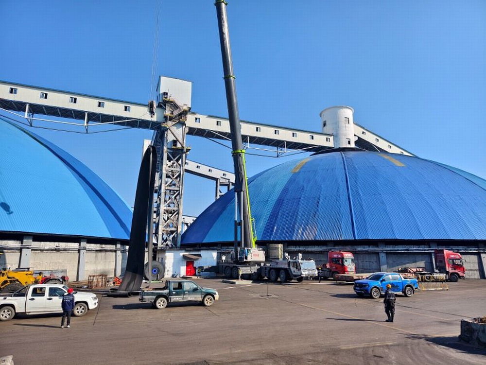 陜煤建設(shè)洗選煤運(yùn)營公司第三項(xiàng)目部：風(fēng)雨無阻保生產(chǎn)，103 膠帶機(jī)更換帶面工程紀(jì)實(shí)