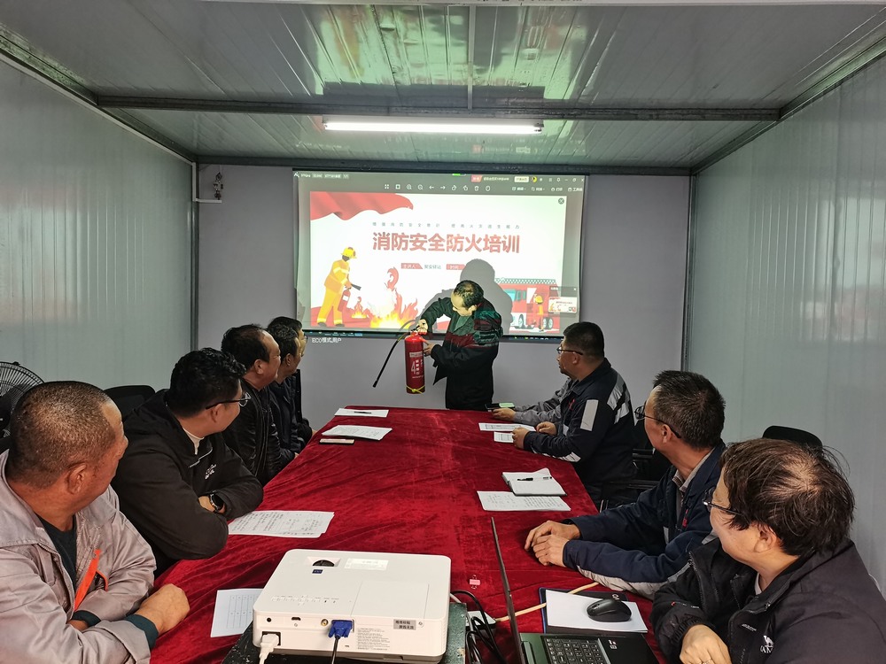 陜煤建設韓城分公司土建九項目部： 瞧，保消防安全 他們這么做