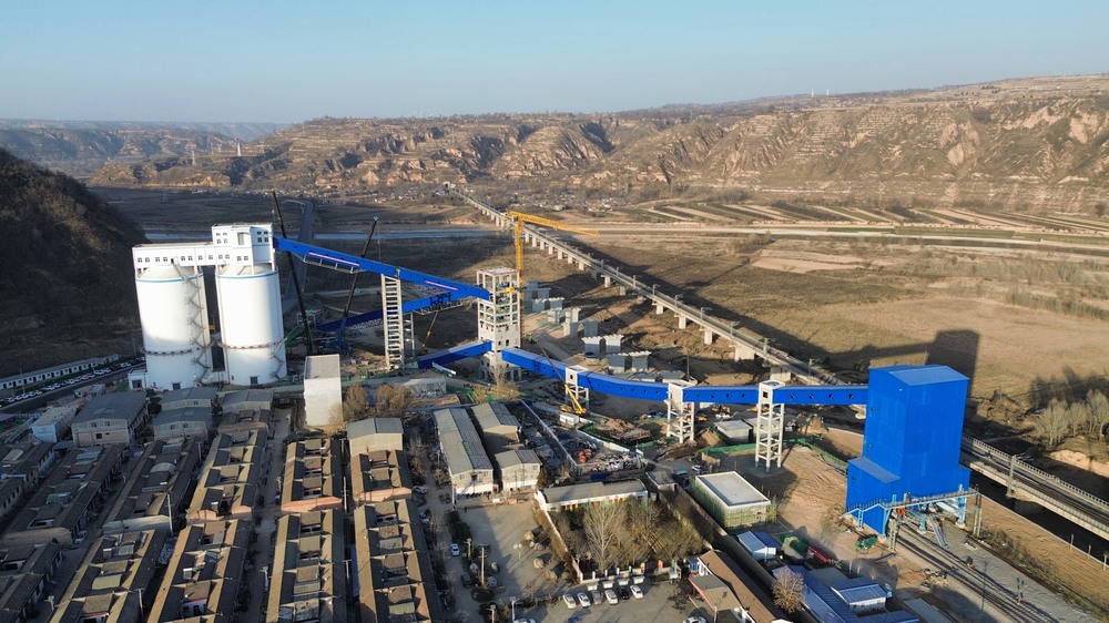 陜煤建設(shè)天工公司土建第九項(xiàng)目部：提前3天，9榀棧橋順利吊裝