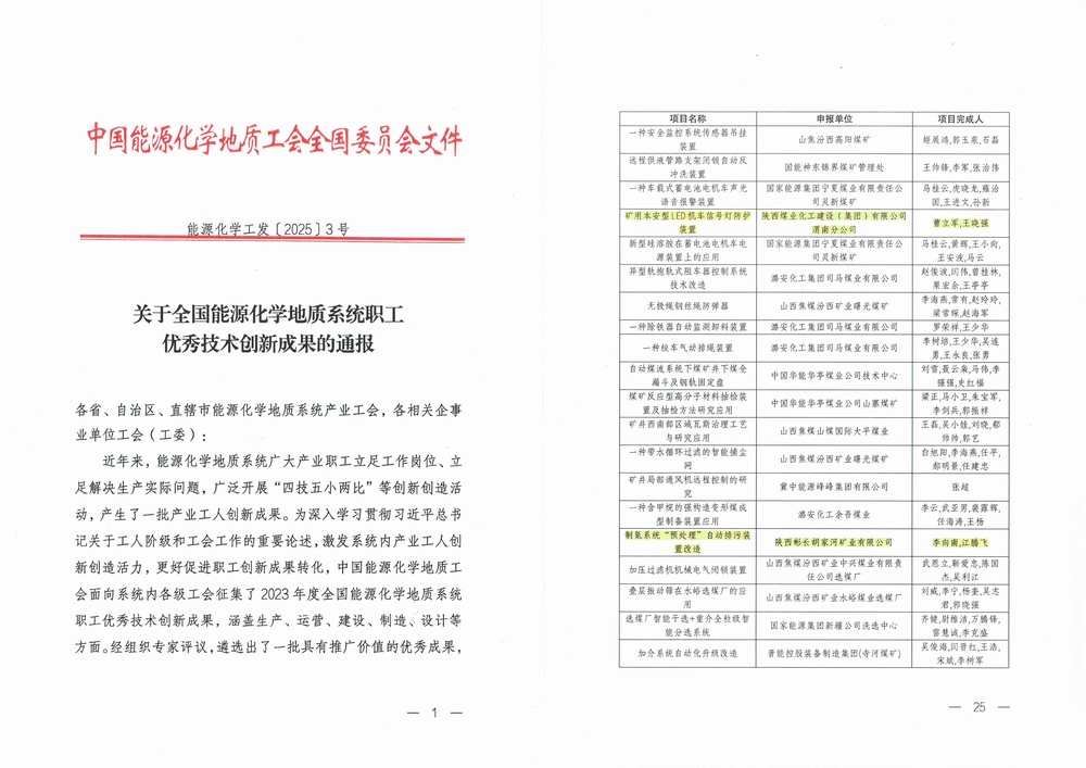 陜煤建設(shè)渭南分公司：五小創(chuàng)新綻放科技之光 讓機(jī)車信號(hào)燈開(kāi)啟“超長(zhǎng)待機(jī)”模式