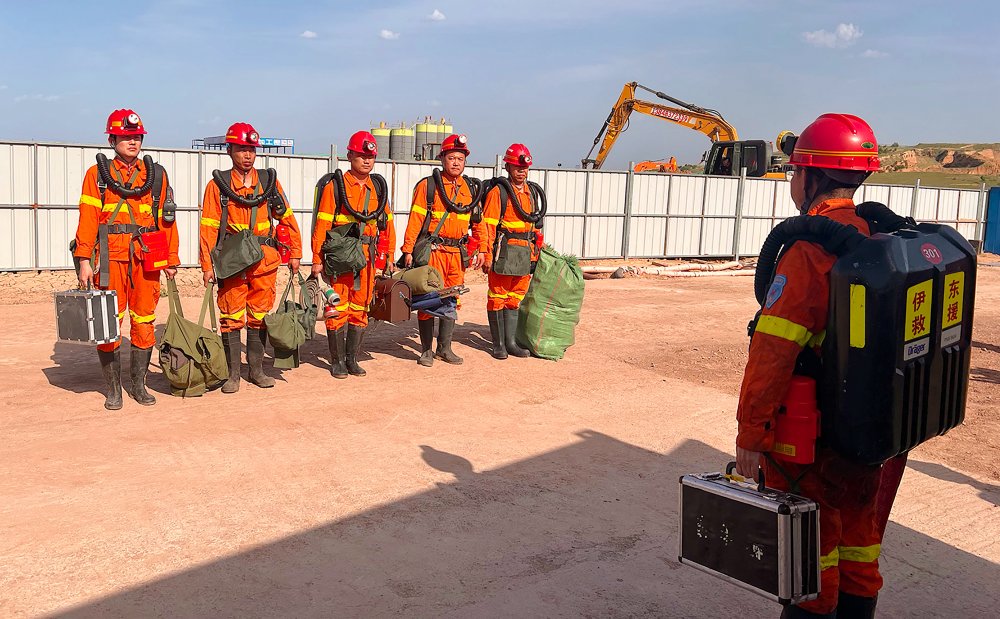陜煤建設(shè)天工公司礦建六部：聯(lián)合演練筑防線，實(shí)戰(zhàn)檢驗(yàn)提能力