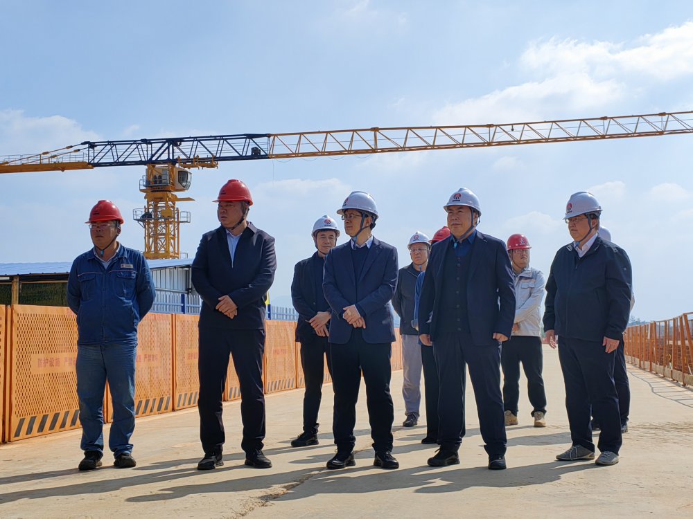 省紀委監(jiān)委駐陜煤集團紀檢監(jiān)察組組長、集團黨委委員、紀委書記閆恒光一行深入陜煤汨羅電廠項目調(diào)研指導工作